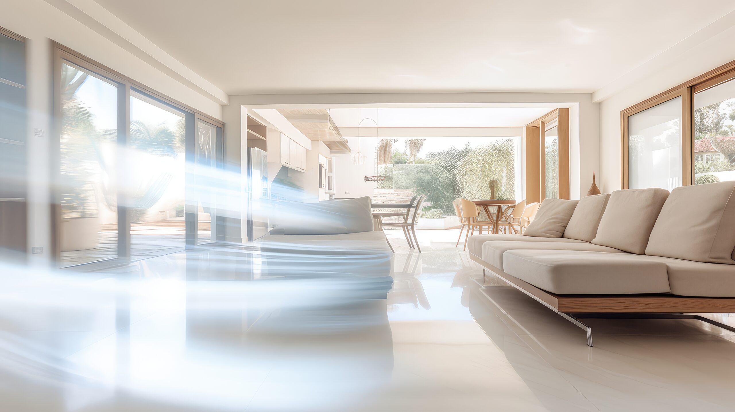 photograph blurred bright interior home